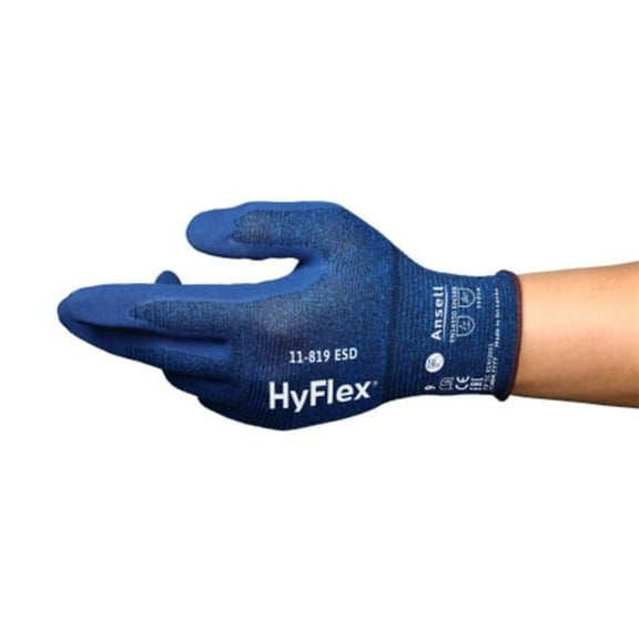 Hyflex 012-11-819-9 ESD Gloves, Size 9 - Pack of 12