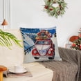 thumbnail image 4 of Christmas Pillow Covers 20x20 Set of 4 Xmas Throw Pillows Christmas Snowman Santa Pillow Cases Winter Holiday Pillow Covers Home Outdoor Sofa Couch Cushion Covers for Christmas (20 by 20), 4 of 6