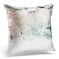 thumbnail image 1 of BOSDECO Blocs Blanc Architectural Abstrait Numérique Coloré Polygonal Modèle 3D Ordinateur Graphique Vide Chaotique Taie d'Oreiller Housse de Coussin Étui de Coussin 16x16 Pouces, 1 of 1
