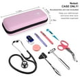 thumbnail image 3 of Stethoscope Carrying Case, Hard Stethoscope Case Compatible for 3M Littmann Classic III, Cardiology IV Diagnostic, MDF Acoustica Stethoscopes and Other Nurse Accessories (Pu Pink), 3 of 8