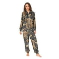 thumbnail image 2 of FORMRS Onesies Pajama for Adults Unisex Hoodie Winter Jumpsuit One Piece Sleepwear, Sizes S-2XL, Cows and Flowers, 2 of 7