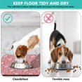 thumbnail image 3 of Boho Retro Floral Pet Feeding Mat-Abstract Art Pattern Absorbent Pet Placemat for Food and Water Bowl, with Waterproof Rubber Backing, Quick Dry Water Dispenser Mat for Dog and Cat (12"x20"), 3 of 5