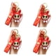 thumbnail image 5 of Qarigey LLavero de conejo esmerilado, llavero delicado rojo acrílico, colgante moderno hecho a mano, accesorios, buena suerte, regalos de Año Nuevo Ropa, zapatos y accesorios Miscelánea tipo 4 17CM Qarigey AP014290-04, 5 of 6