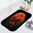 thumbnail image 4 of Floor Door Mats Bath Rugs Ball Flames , Entry Rug Non-Slip Washable Indoor Door Mat, Small Oriental Accent Throw Rug for Bedroom Kitchen Entryway Bathroom 31x20in Carpet Runner, 4 of 7