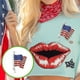 thumbnail image 1 of Broche de Cristal Esmaltado con La Bandera Estadounidense Ondeando, Ideal para Ropa, Bufanda, Bolso o Sombrero., 1 of 6