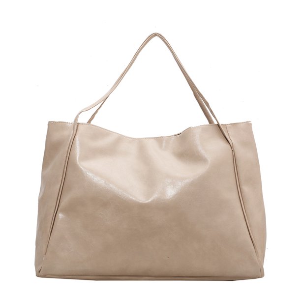 Bolso Hobo elegante para mujer, bolso de mano Retro de gran capacidad, bolso informal suave, bolso tipo cubo