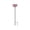 Pink, variant on Glass Bird Bath,Metal Bird Bath For Outdoors Garden Outdoor Birdbaths Bird Feeder And Metal Stake Peacock For Garden Yard, Hummingbird Fountain Butterfly Bee Water Feeder,Decorative Yard Art Ornament