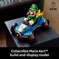 thumbnail image 4 of LEGO Mario Kart - Luigi & Mach 8 - Building Set for Adults, Ages 18+ - Nintendo Collectible for Fans - Gift for Men & Women - Bedroom or Bookshelf Decor - 72050, 4 of 8