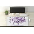 thumbnail image 2 of Nature Computer Mouse Pad, Spring Tree of Life Woods Blooming Flower and Butterfly Flying Romance, Rectangle Non-Slip Rubber Mousepad X-Large, 35" x 15" Gaming Size, Lilac Purple, by Ambesonne, 2 of 2