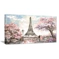 thumbnail image 2 of Design Art - Eiffel avec Fleurs Roses, 2 of 3
