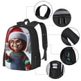 thumbnail image 3 of Lsque Chucky Backpack for Men and Women - Durable 600D Oxford Cloth -Large Capacity, Water-Resistant School, Travel, and Hiking Bag, 3 of 7