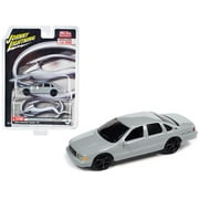 1996 Chevrolet Impala SS Matt Gray Limited Edition to 3600 pieces Worldwide 1/64 Diecast Model Car by Johnny Lightning