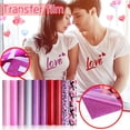thumbnail image 1 of TIMIFIS Valentines Day Window Clings Vinyl Heat Transfer Iron On DIY Garment Pattern Washable Easy To Use 10x12 Inch —Spring, 1 of 6