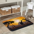 thumbnail image 7 of Pofeuu Giraffes Of The African Savannah Print Flannel Doormats Rug16"x24"Rug Washable Doormats Indoor Outdoor Rugs for Layered Front Door Mats, Porch, Kitchen, Entryway, 7 of 7
