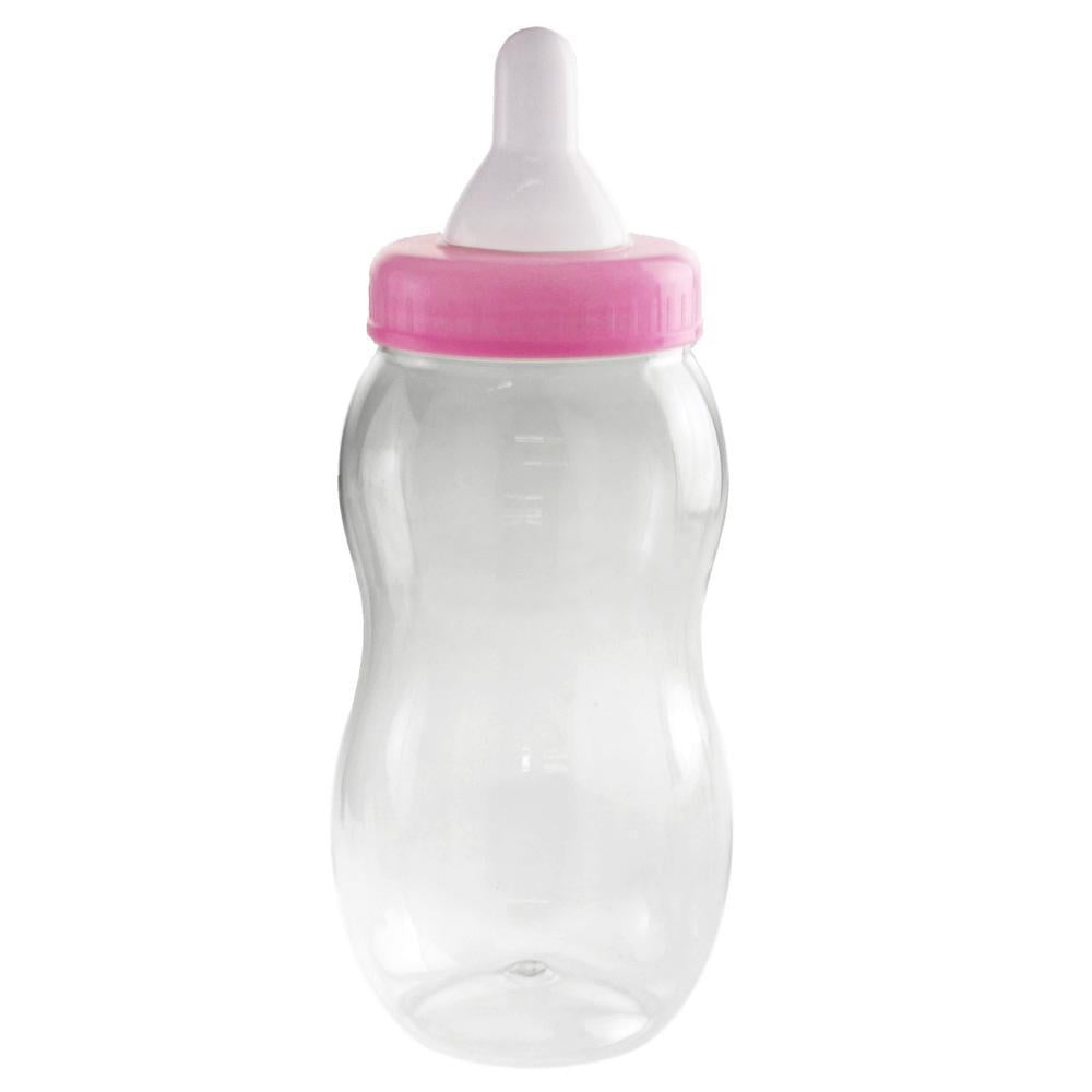 Jumbo Plastic Baby Milk Bottle Coin Bank, 15-Inch, Light Pink - Walmart.com