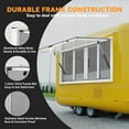 thumbnail image 2 of Kselythan Concession Window for Food Trucks, Aluminum Alloy Food Truck Service Window with 4 Horizontal Sliding Screen, Concession Stand Serving Window Door, 2 of 8