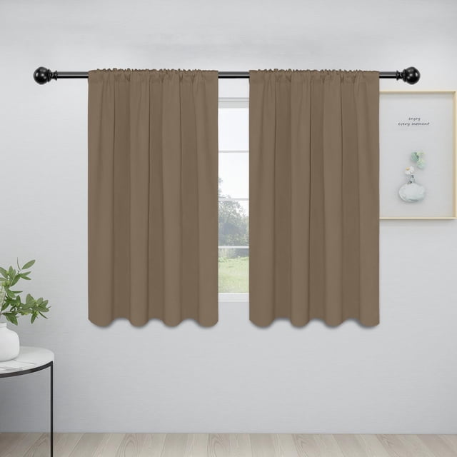 Cortinas opacas con aislamiento térmico, fáciles de usar, 86 x 114 cm