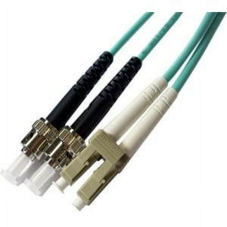 UPC: 0841280113802 | 20M MMF LC/ST OM4 50/125 DUPLEX FIBER OPTIC CABLE