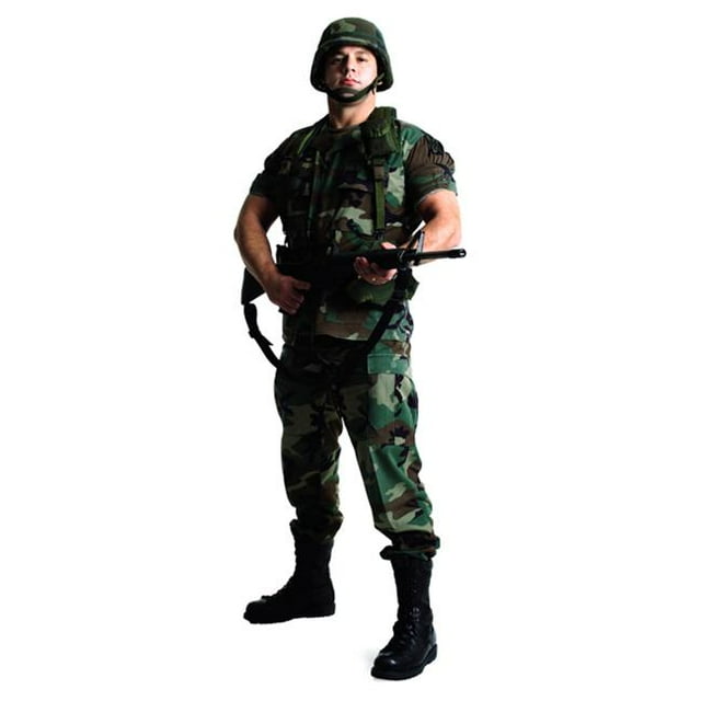 Advanced Graphics 388 Soldat de l'Armée en Carton Taille Réelle