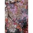 thumbnail image 1 of Ahgly Company Indoor Rectangle Mid-Century Modern Lipstick Pink Oriental Area Rugs, 7' x 10', 1 of 6