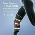 thumbnail image 5 of 1 Pair Gray Knee Brace Knee Compression Sleeve for Running Joint Pain Relief Large Unbranded, 5 of 5