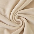 thumbnail image 4 of Ottoman Cover Square Velvet Ottoman Covers Protector for Footrest Foot Stool Furniture Stretch Comfortable with Elastic Bottom Small Beige, 4 of 6
