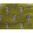 thumbnail image 4 of oneOone Tissu Georgette Viscose Imprimé Hippocampe Bloc 42 Pouces de Large, 4 of 4