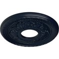 thumbnail image 3 of Ekena Millwork 12 1/8"OD x 3 1/2"ID x 1"P Palmetto Ceiling Medallion (Fits Canopies up to 4 7/8"), Hand-Painted Midnight Dream, 3 of 6