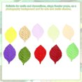 thumbnail image 3 of Uxcell Colorful Artificial Leaves, 200 Pack Fake Leaves Fabric Faux Leaf for DIY Home Wedding, Style 1, 3 of 7
