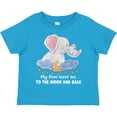 thumbnail image 3 of Inktastic My Noni Loves me to the Moon and Back Elephant Family Boys or Girls Toddler T-Shirt, 3 of 5