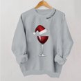 thumbnail image 2 of Ichuanyi Women's Crewneck Long Sleeve Christmas Graphic Sweatshirt Cute Christmas Print Casual Pullover Top, 2 of 5