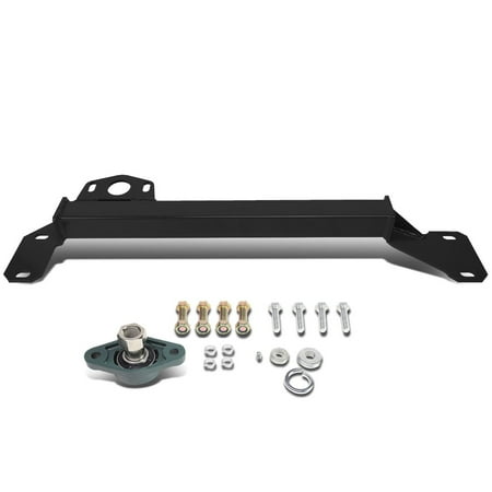 Front Gearbox Set For 1994 to 2002 Dodge Ram 2WD / RWD Mild Steel Steering Gear Box Front Stabilizer Bar / Brace (Black) - BR BE 2nd gen ()