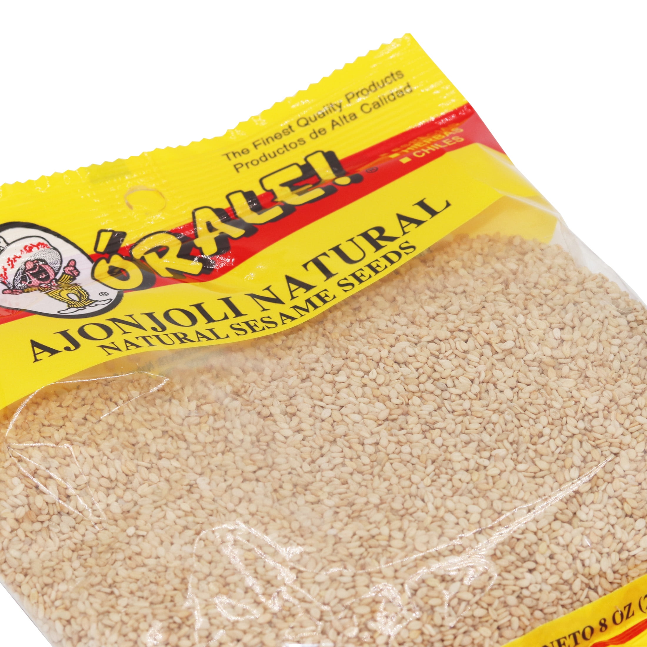 (3 pack) Orale! Natural Sesame Seeds, 8.0 oz