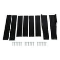thumbnail image 1 of Faldón lateral trasero de 78,7 pulgadas, extensión de faldón lateral negro brillante, panel basculante, alerón, divisor basculante para coche universal, 1 of 14