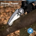 thumbnail image 3 of Mini  6-inch Cordless, Portable chainsaws, Small Handheld Chain  for Tree Trimmer,  and  , Chain saws Gifts for Husband, Dad(1 + 1 Chain+ 1 Bars), 3 of 7