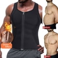 thumbnail image 2 of Liacowi Men's Slimming Neoprene Vest Sweat Shirt Body Shaper Waist Trainer Shapewear, 2 of 4