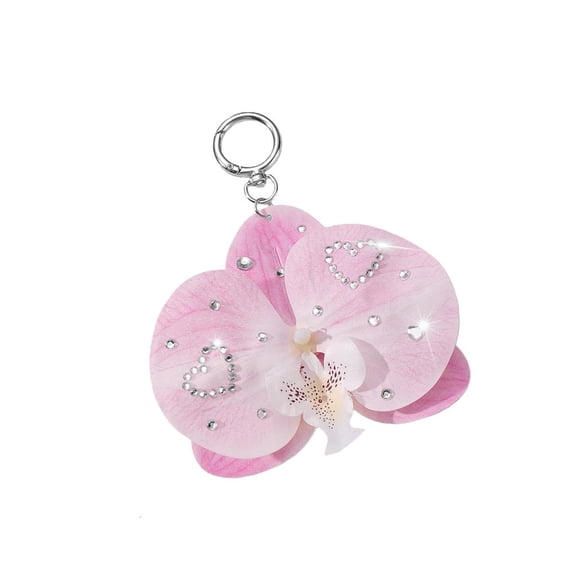 Lerpwige Cute Bag Purse Charm Car Keyrings Flower Handbag Accessories Key Charm