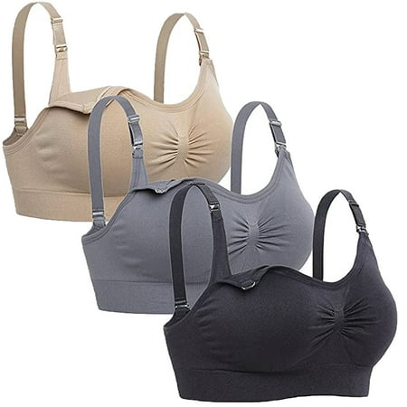 

Kayannuo Bras For Women Clearance Multicolor Nursing Bra 3Pcs Maternity Bra Breastfeeding and Sleeping for Women