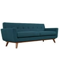 thumbnail image 2 of Modway Engage Mid-Century Modern Upholstered Fabric Sofa in Azure, 2 of 5