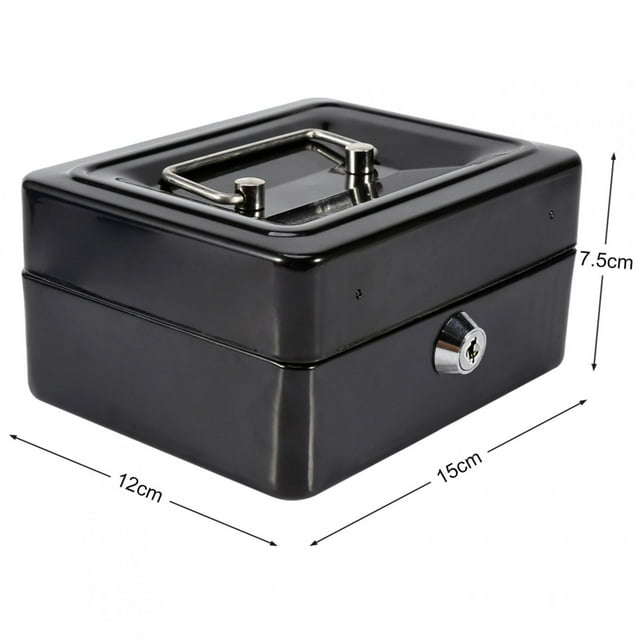 Cergrey Security Box, Lock Box Safe Box, For Household Money