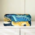 thumbnail image 3 of Colorful Dinosaur Fleece Blanket 30x40,Cartoon Dino Blanket,Galaxy Outer Space Throw Blanket,Ancient Jungle Animal Flannel Blanket,Blue Yellow Luxury Soft, 3 of 5