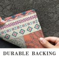 thumbnail image 6 of Botanical Floral Patchwork Non-Slip Entryway Door Mat,Boho Indoor Decor Durable Low Plush Door Mat,Washable Welcome Rug for Patio Hallway Home Decor 16x24 Inches, 6 of 6
