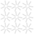 thumbnail image 1 of EeaseCA 50 Pcs Rouleaux de Coton Dentaire Haute Absorption Rouleaux de Coton Sanguin, 1 of 8