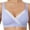 Purple, variant on Cotton Nursing Bra with Removable Pads for Maternity and Postpartum Support