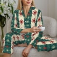 thumbnail image 6 of Sikiie Christmas Snowflakes Plaid Pajamas for Women Set, Womens Pajama Sets, Lounge Sets for Women, 2pjs for Women-XX-Large, 6 of 7