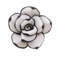 thumbnail image 2 of Broche de flor de polimérica hecho a mano, alfiler de sopa para mujer, insignia Hugo broche de la flor de la boda, 2 of 9