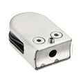 thumbnail image 3 of Stainless Steel Glass Clamp, Glass Clip Curved Back Round Glass Bracket for Thickness 10-12mm Glass, 3 of 6