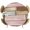Brown, Pink, variant on Elastic Fitted Round Tablecloth, Brown Blue Vintage Waterproof Stretch Table Cover for 36"-44" Tables, Retro Farmhouse Elegant Pastoral Washable Outdoor Tablecloths for Patio, Picnic, Camping