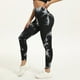 thumbnail image 3 of WILLBEST Pantalones de Yoga de Cintura Alta para Mujer, para Fitness, Correr, Deportes, Levantamiento de Color, Leggings de Entrenamiento, Elásticos, Cómodos Y Transpirables. Grande, 3 of 7