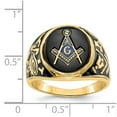 thumbnail image 5 of 14K Yellow Gold Ring Band Themed Only Men's 3 to 15 mm (tapered), Size 5, 5 of 5